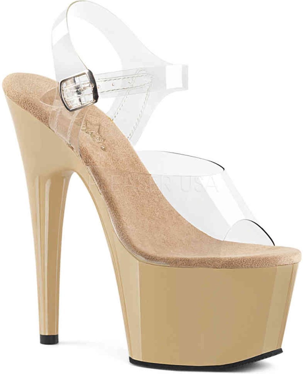 EU 35 = US 5 | ADORE-708 | 7 Heel, 2 3/4 PF Ankle Strap Sandal